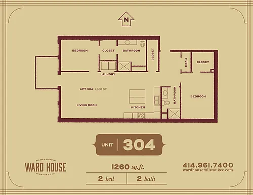 Floor plan 304