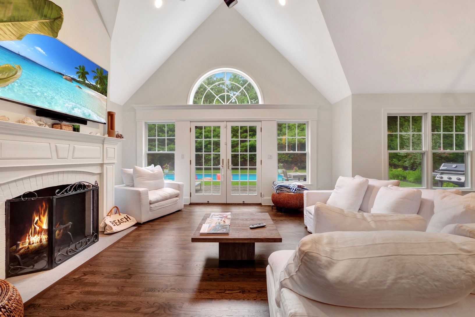  Open Living with Fireplace
