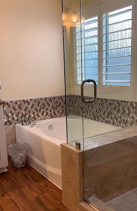 Separate Tub and Shower Stal