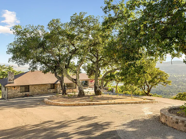 View from driveway