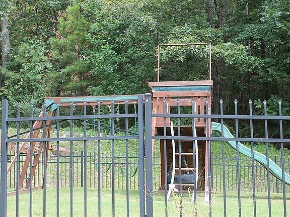 Fenced yard