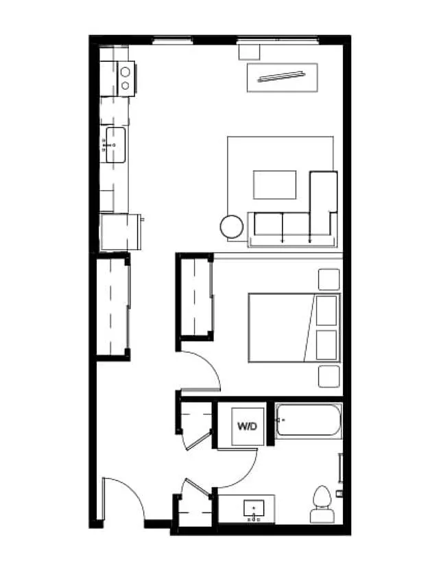 Floor plan 1X1-02