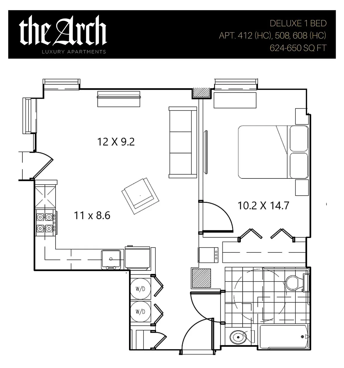 Floor plan A1B
