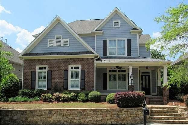 front entrance and porch