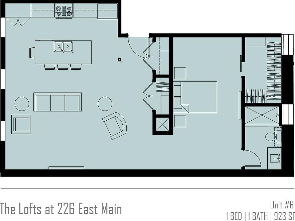 Unit #6 Floor plan