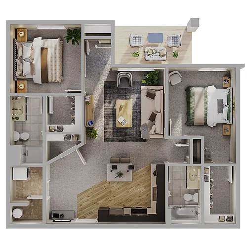 Floor plan Banyon