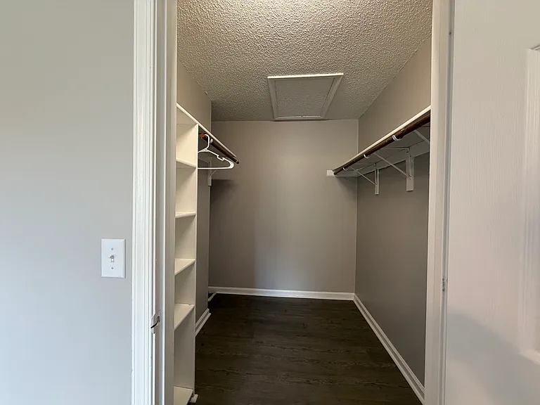 Generous walk-in closet in the Primary Bedroom
