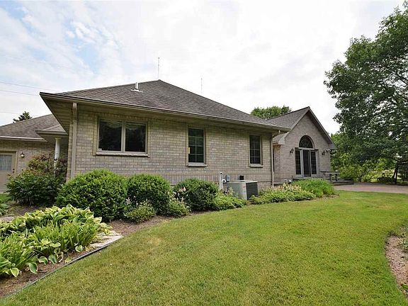 Rear view/all brick home