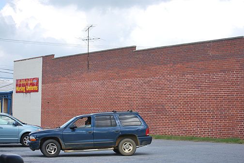 West side exterior building