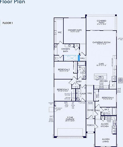 Avelino Floor Plan, Quick Move-In Home, Floor 1