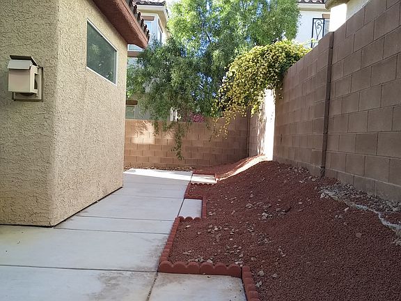 new paved back yard