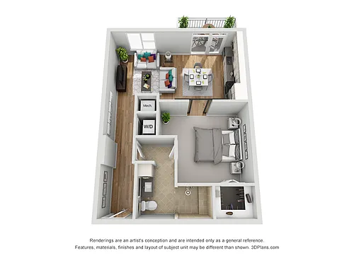 Floor plan 1M
