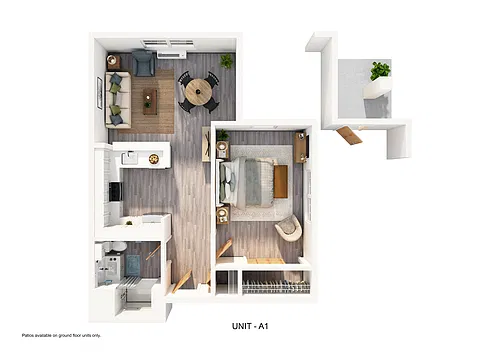 Floor plan Alder (55+)