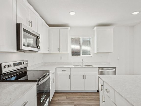 Spacious kitchen with abundant cabinet space