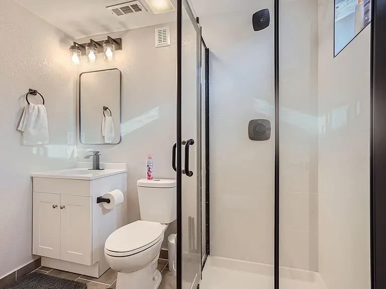 Basement bathroom