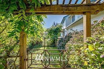 garden area in spring