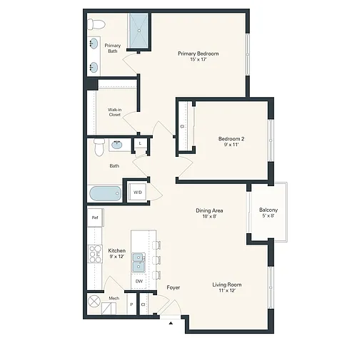 Floor plan Blake