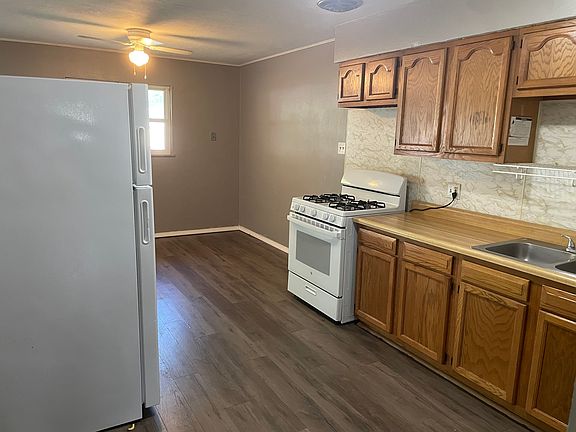 kitchen and dining area