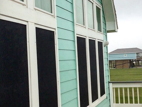 Solar shades installed