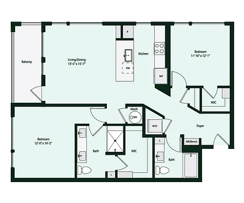 Floor plan B2-2