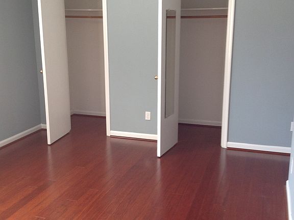 Master bedroom closets