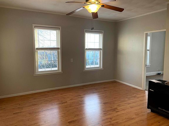 Living room with large windows