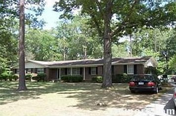 View of the house from the road