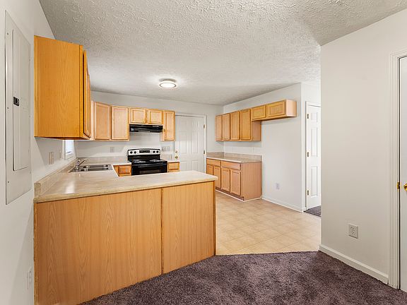 Kitchen view from dining room.