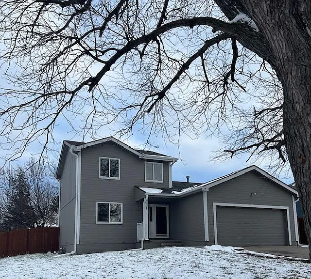 1 1/2 story. 1 main floor bedroom and bathroom. Two 2nd floor bedrooms and bathroom. Basement flooring. Eat in kitchen. Large fenced back yard.
