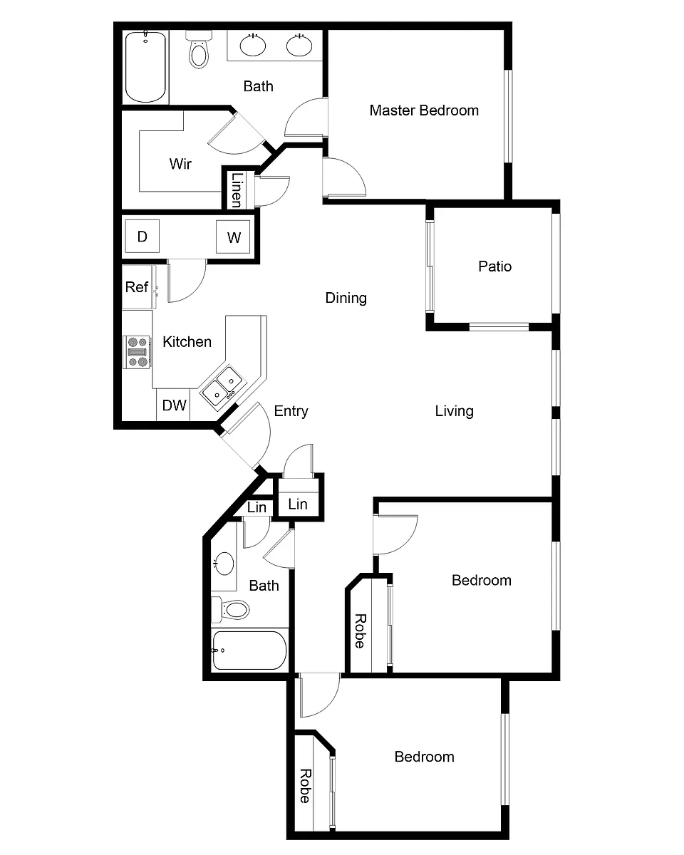Floor plan Powell