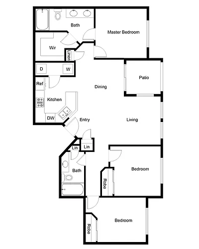 Floor plan Powell