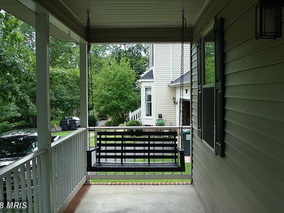 Spacious front porch