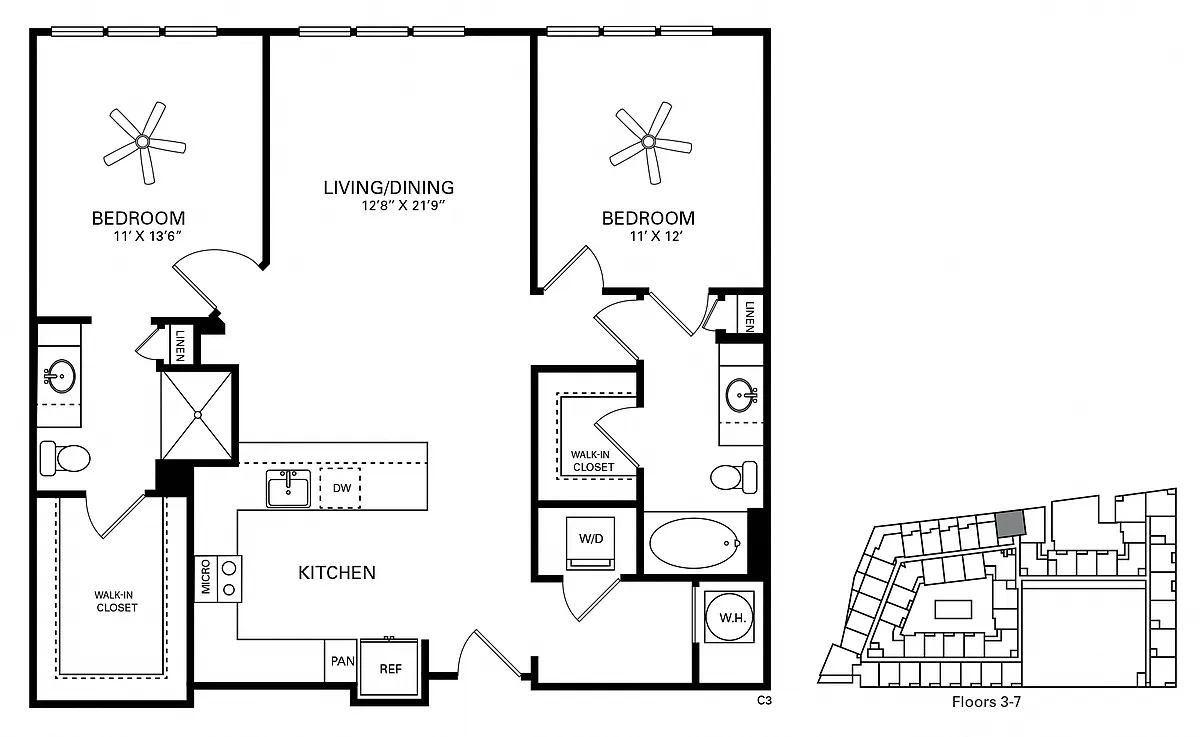 Floor plan Eshelman