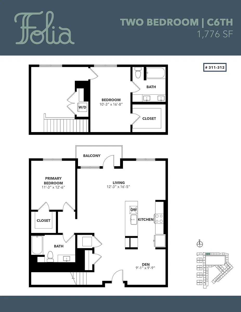 Floor plan C6TH