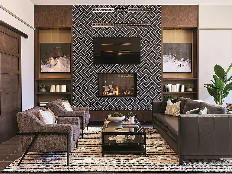 Explore this inviting living room, blending style with comfort.