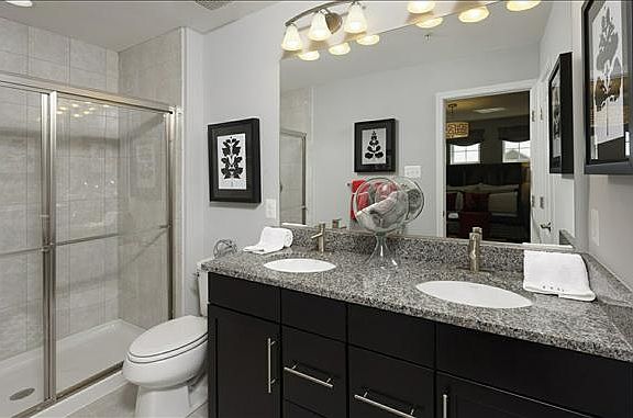luxurious master bathroom