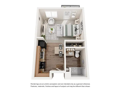 Floor plan Studio