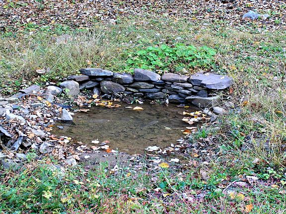 small stream on property