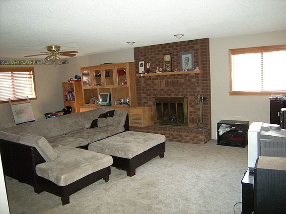 Large Family Room with Fireplace and Built-ins