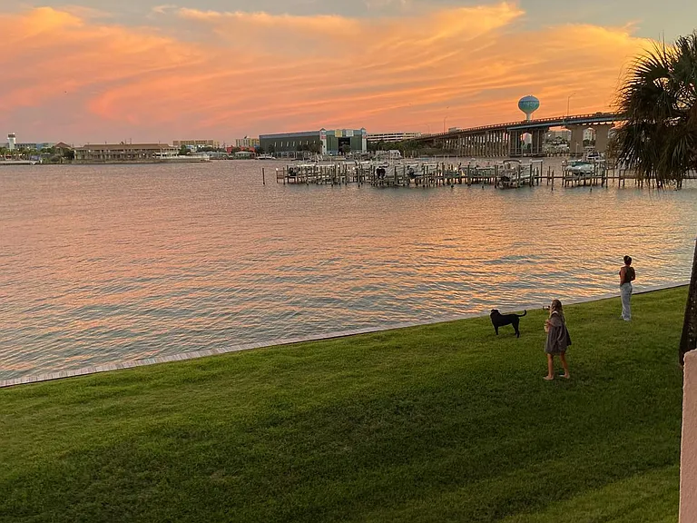 Sunset from the balcony