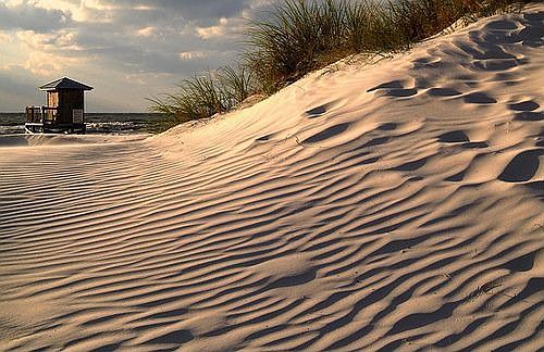 Clearwater beach with white sand