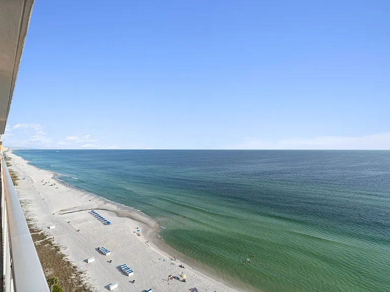 Balcony View of what's waiting for you down at the beach