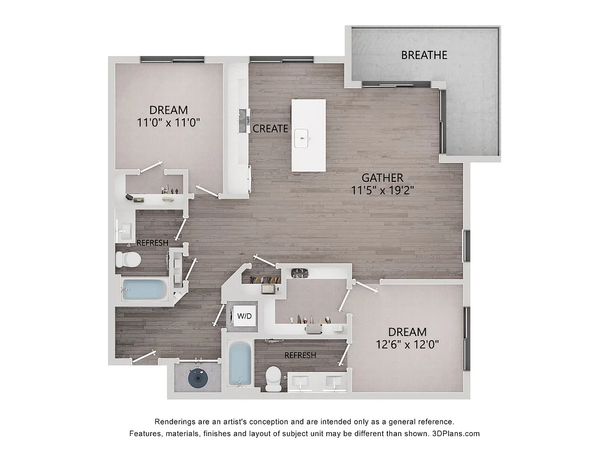 Floor plan F22