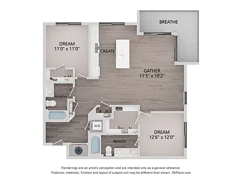 Floor plan F22