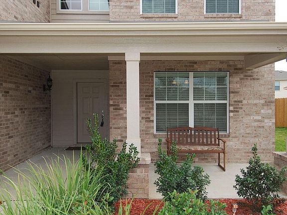 Front porch is shown off in this view. Plenty of room for a couple of porch rockers and/or bench. Si