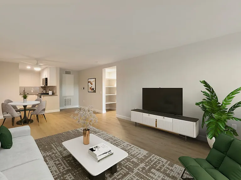 Dining and living room