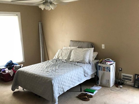 Spacious Master bedroom with large closet, fan/light.