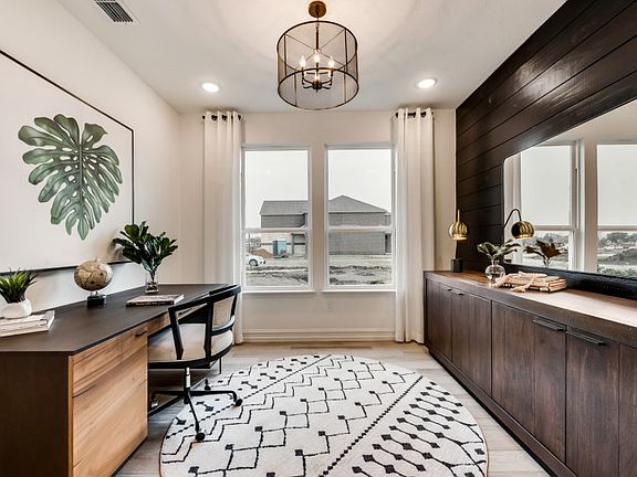 Flex space off entry from home, shown as study