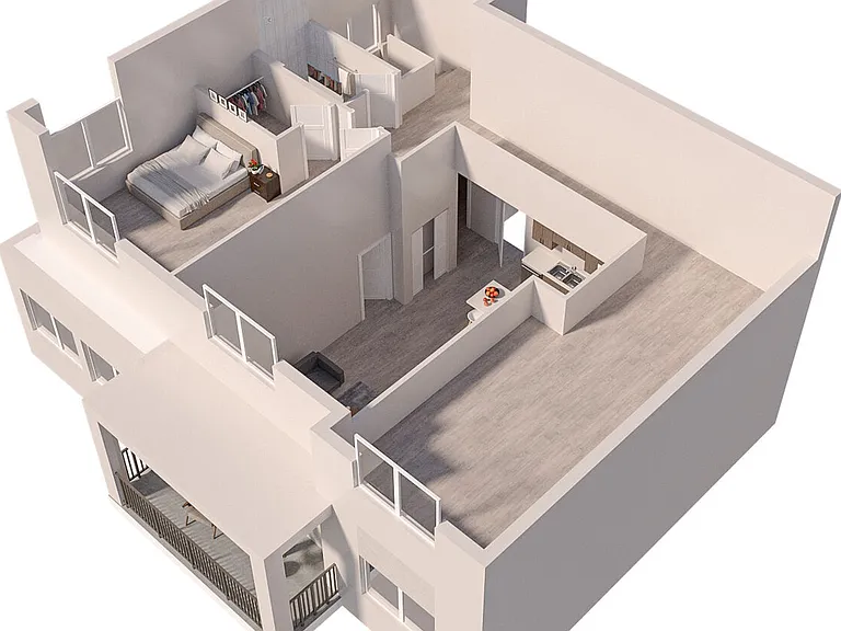 3BR B3 floor plan Hammock Park
