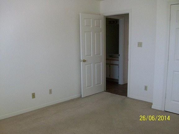 Bedroom has a walk-in closet